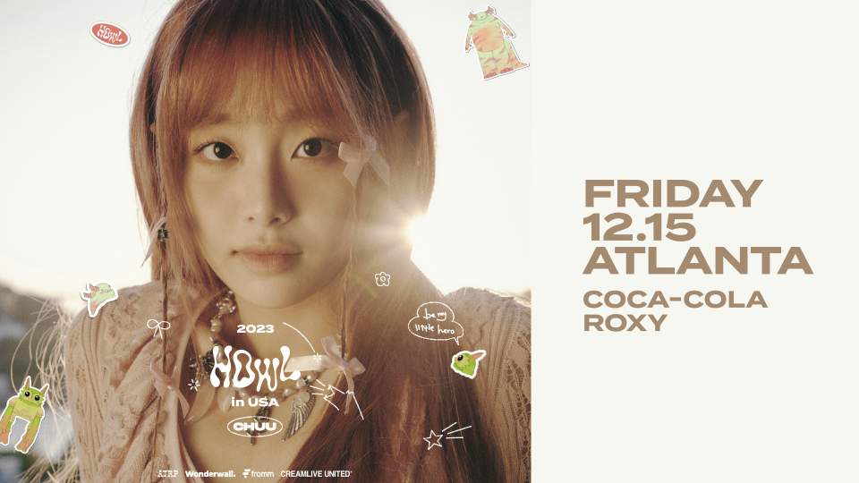 CHUU, Coming to Coca-Cola Roxy – Korean Cultural Center